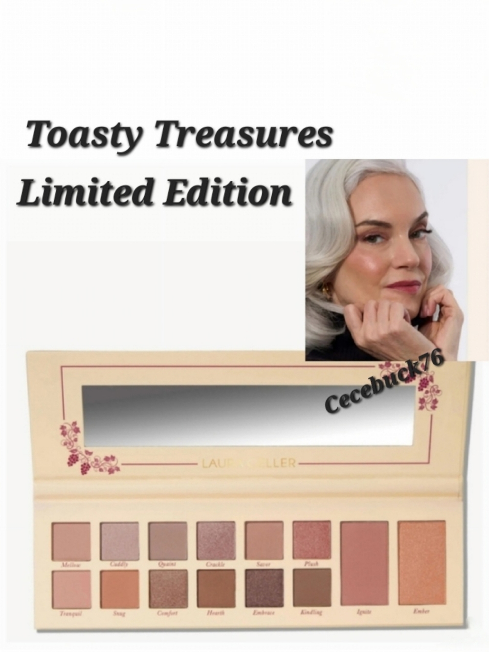 🌺Laura Geller Toasty Treasures Eyeshadow Palette Blush & Highliter